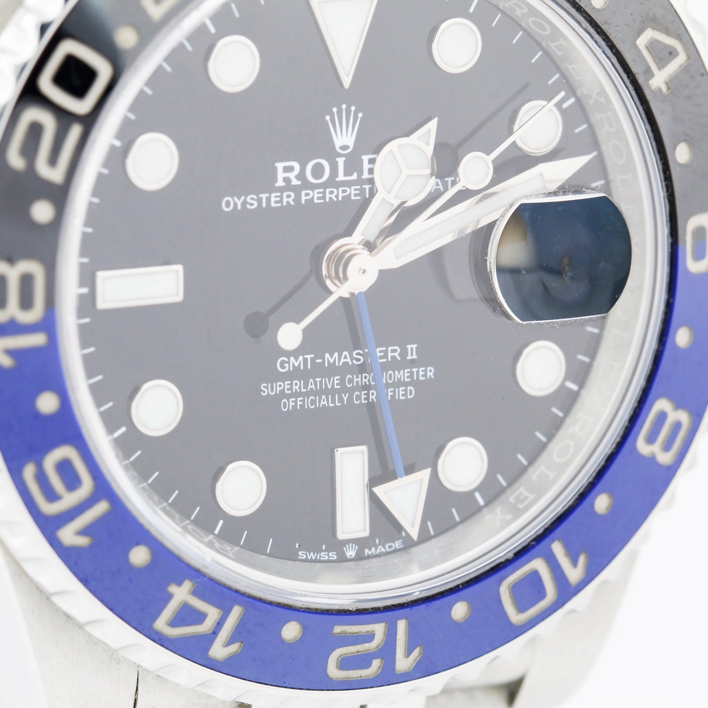 Rolex GMT-Master II Batman Black Blue Jubilee 126710 BLNR 40mm Steel Watch BOX