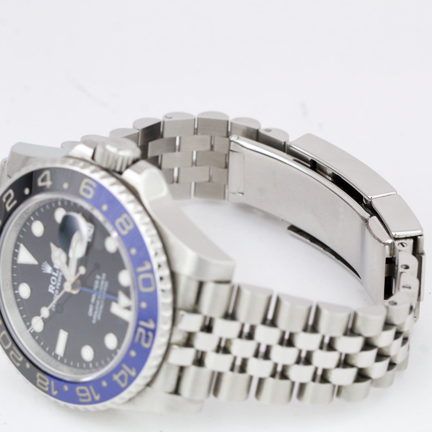 Rolex GMT-Master II Batman Black Blue Jubilee 126710 BLNR 40mm Steel Watch BOX