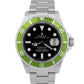 2007 PAPERS Rolex Submariner Date Green 40mm KERMIT Stainless Watch 16610 LV B+P