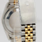 Rolex DateJust 36mm 18K Yellow Gold Steel No-Holes Case White Watch 16233 PAPERS