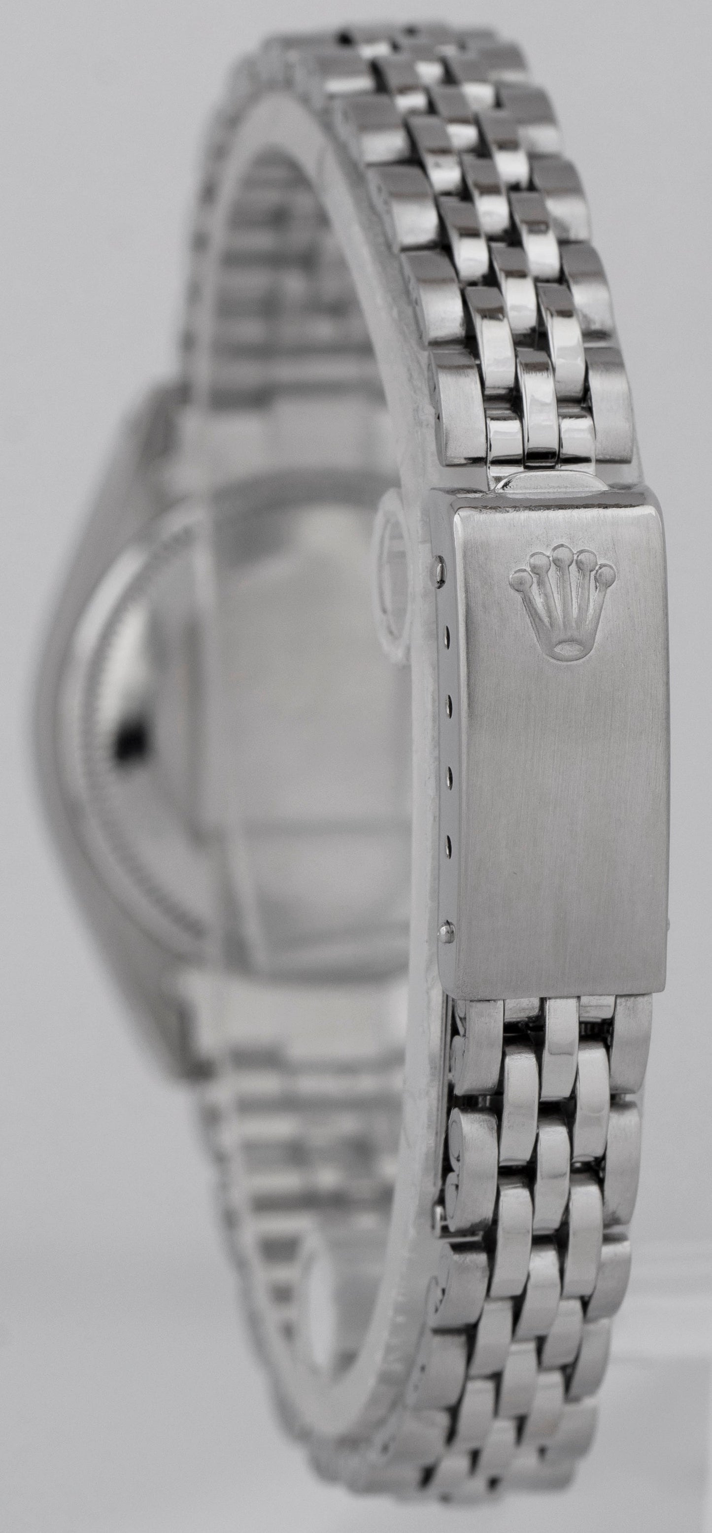 1978 Ladies Rolex Oyster Perpetual Date 26mm Silver Stainless Steel Watch 6917