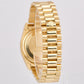 Rolex Day-Date President Champagne 36mm 18K Yellow Gold QUICKSET Watch 18038