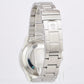 Ladies Rolex DateJust Black Roman Dial 18K White Gold 31mm Oyster Watch 178274