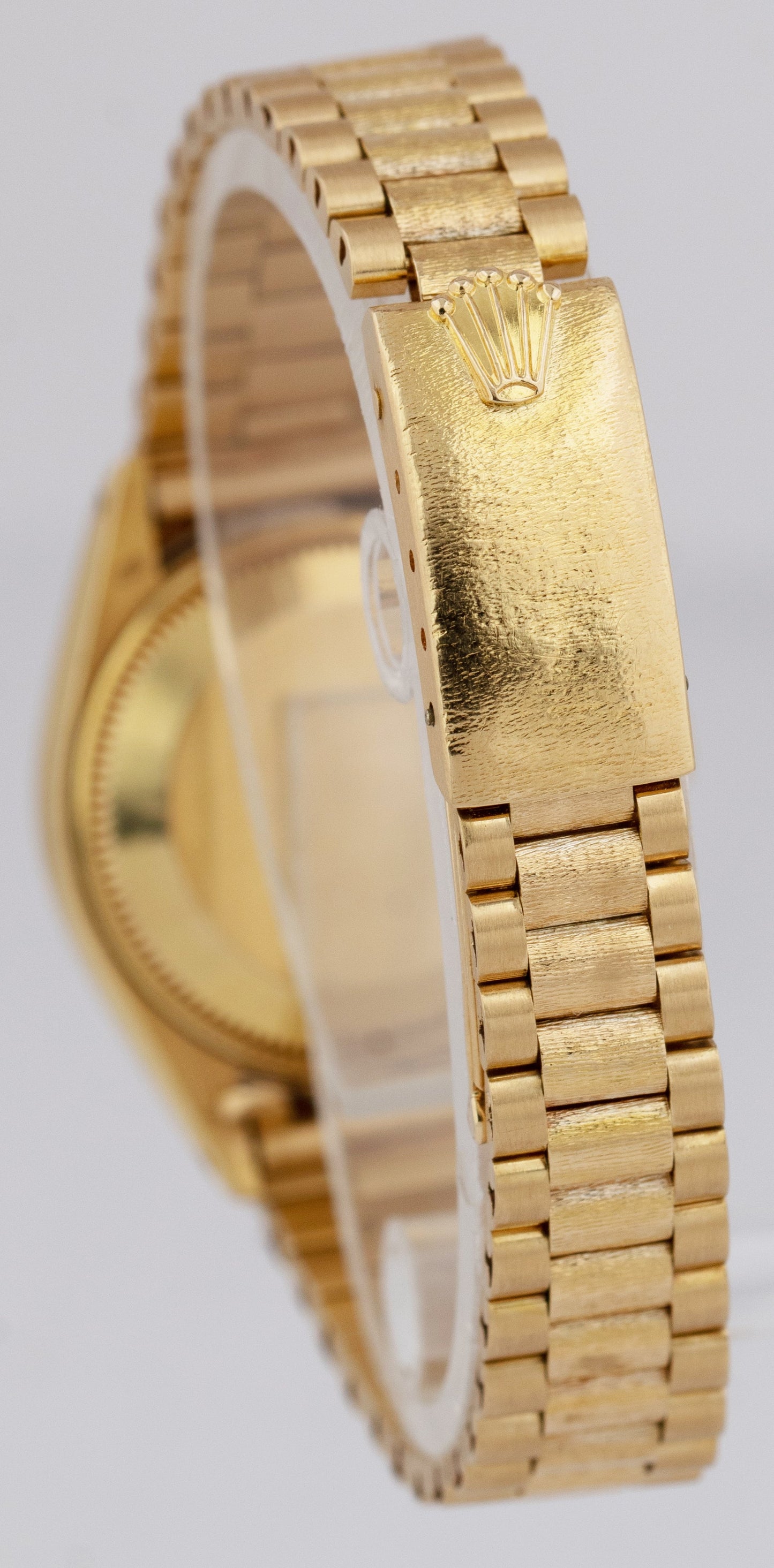 Ladies Rolex DateJust President 26mm Bark Champagne Sigma Automatic Watch 6917