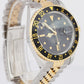 Rolex GMT-Master II Black 40mm Two Tone Gold 3075 Movement Jubilee Watch 16713