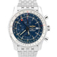 Breitling Navitimer World GMT Steel Blue 46mm A24322 Chronograph Watch PAPERS
