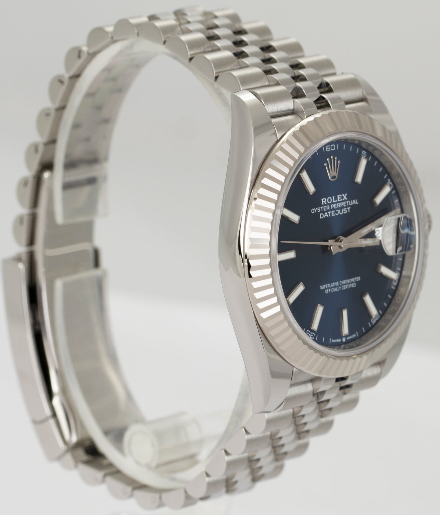 NEW SEPT. 2022 Rolex DateJust 41 Blue Stainless Steel Jubilee 41mm Watch 126334