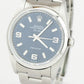Rolex Air-King Oyster Perpetual Stainless Steel Blue 3-6-9 14000M 34mm Watch