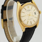 Rolex Oyster Perpetual Date 18K Yellow Gold Silver 34mm Automatic Watch 1503