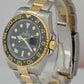 Rolex GMT-Master II Ceramic Black Two-Tone Stainless Date 40mm Watch 116713 LN