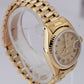 Ladies Rolex DateJust President 26mm Champagne Roman 18K Yellow Gold Watch 6917