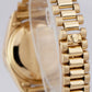 Ladies Rolex DateJust President 26mm Champagne Roman 18K Yellow Gold Watch 6917