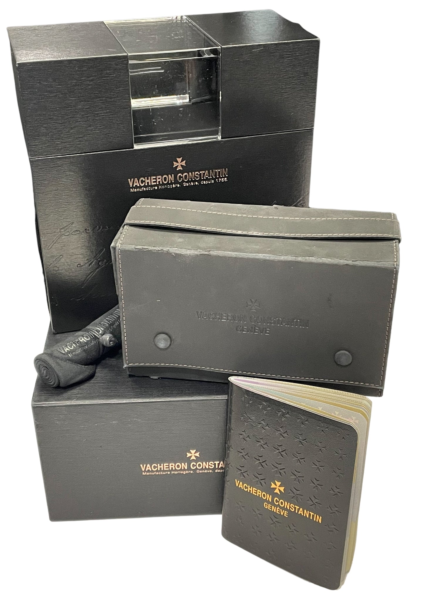 Vacheron Constantin Overseas BLUE 42mm Stainless Steel 49150 PAPERS Watch B+P