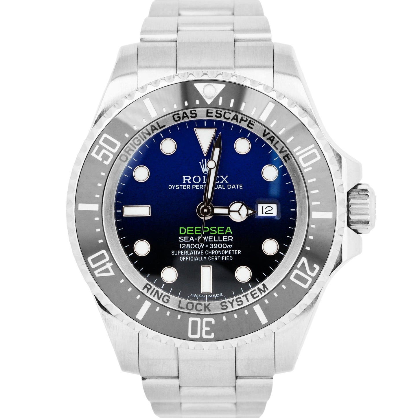 Rolex Sea-Dweller Deepsea 'James Cameron' Blue Stainless 116660 44mm Date Watch