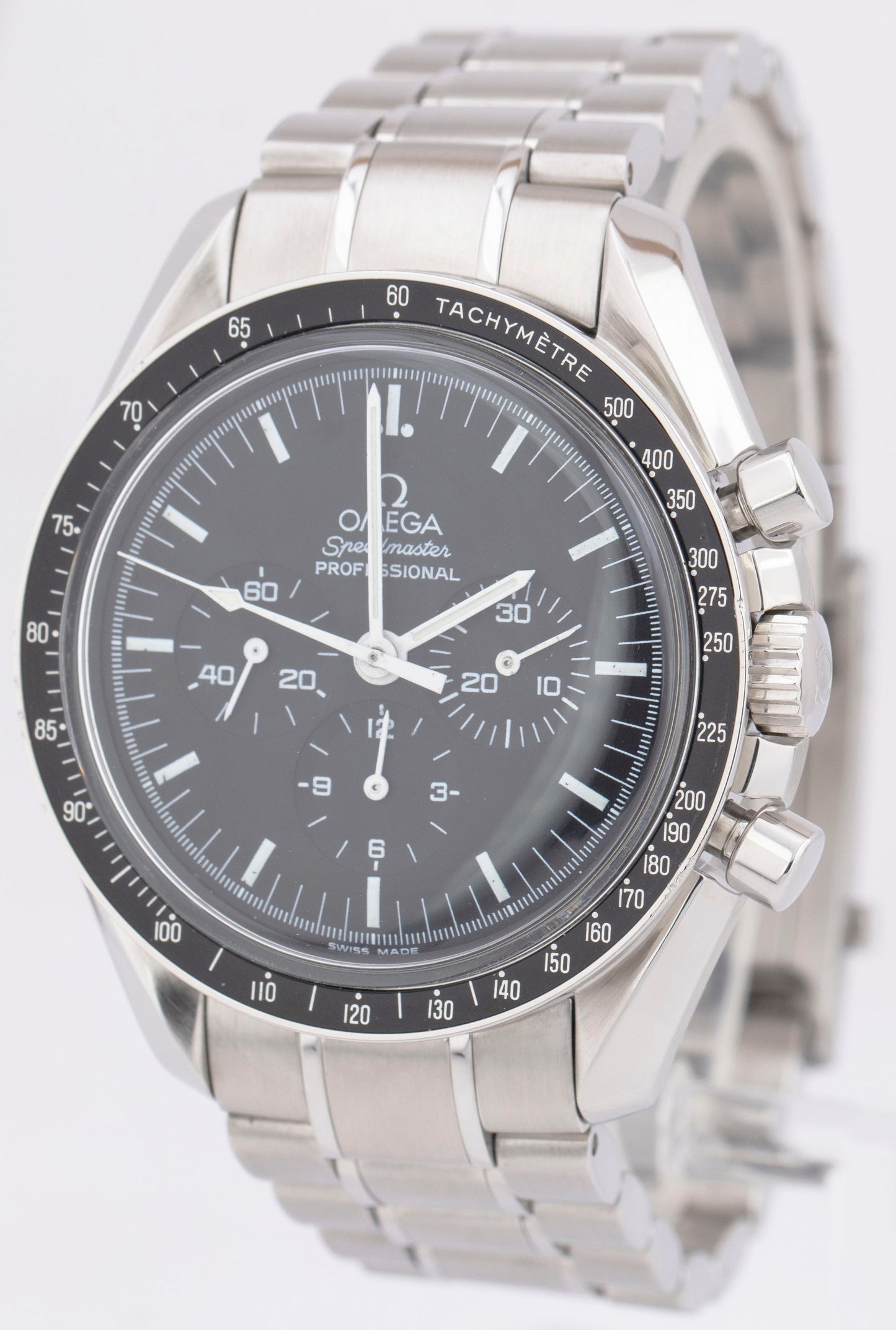 Omega Speedmaster Moonwatch Black Chronograph 42mm Stainless Watch 3570.50.00
