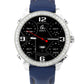 Jacob & Co. Five Time Zones DIAMOND BEZEL Black Dial 48mm Stainless Steel Watch