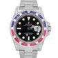 Rolex GMT-Master II DIAMOND SAPPHIRE Bezel Lugs Stainless Black 40mm 116710 LN