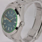 2015 Rolex Milgauss Z-Blue Green Anniversary 116400 GV Stainless Steel Watch