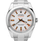 Rolex Milgauss 116400 WHITE Orange Anti-Magnetic Stainless Steel 40mm Watch