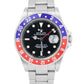 Rolex GMT-Master II 16710 PEPSI Blue Red Stainless Steel 40mm Oyster Date Watch