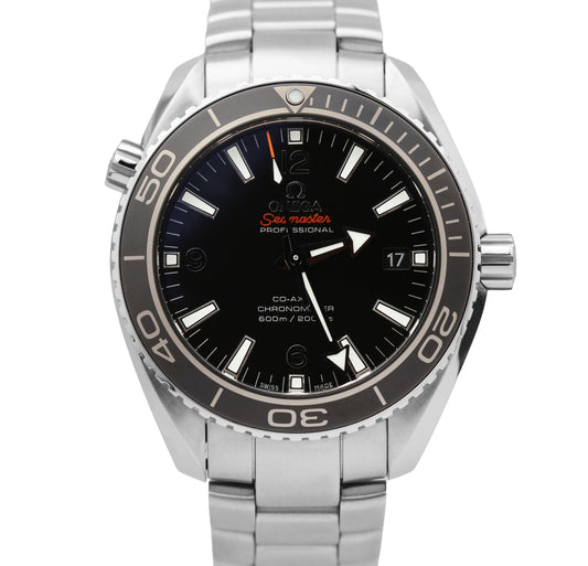 2017 PAPERS OMEGA Seamaster Planet Ocean BLACK 232.30.42.21.01.001 42mm BOX