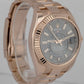 2020 Rolex Sky-Dweller 18K Everose Gold Slate Gray Rhodium 42mm Watch 326935 B+P